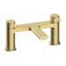 Somerton Bathroom Suite with Brushed Brass Taps